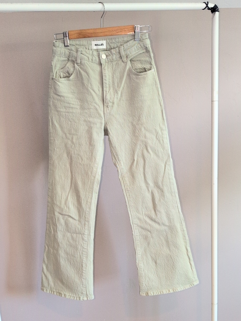 Rollas East Coast Crop Flare High-rise Flare